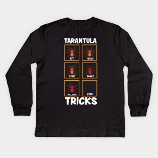 Tarantula Tricks Kids Long Sleeve T-Shirt